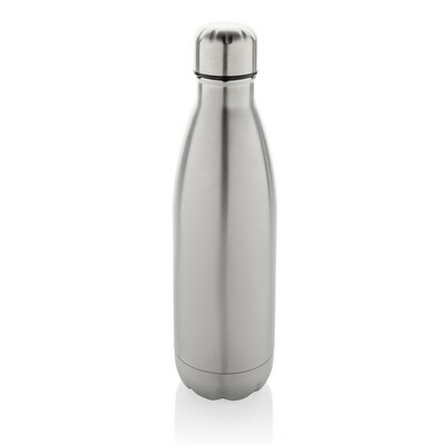 Butelka sportowa 500 ml Eureka, stal nierdzewna z recyklingu