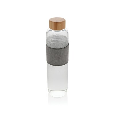 Szklana butelka 750 ml w pokrowcu