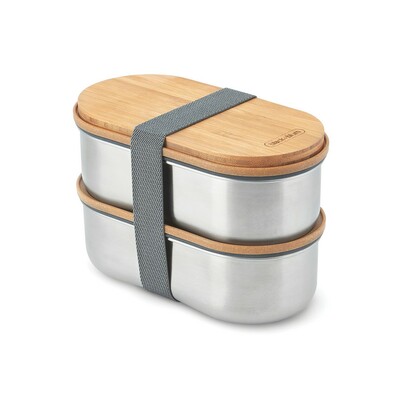 Lunchbox, pudełko śniadaniowe Black+Blum Double Bento