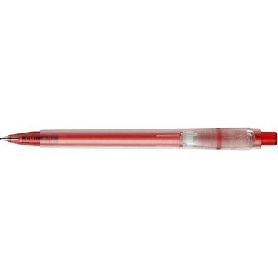 Stylo bille en plastique givré