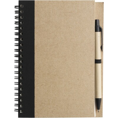 Notebook approx. A5 with ball pen
