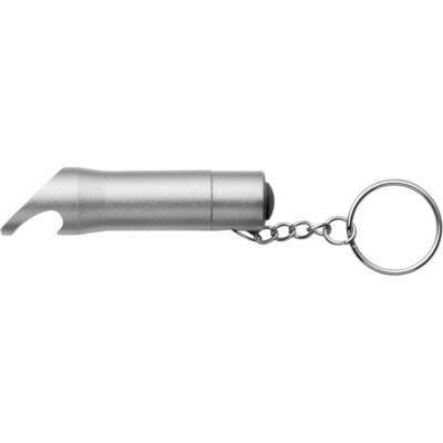 Schlüsselanhänger, Flaschenöffner, LED-Lampe