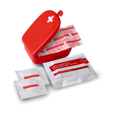 Erste-Hilfe-Set in Kunststoffverpackung, 5-tlg.