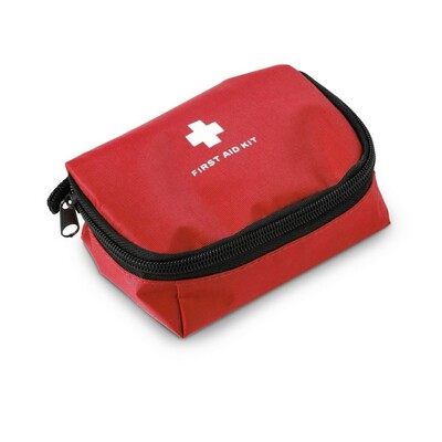 First aid kit in pouch, 16 pcs