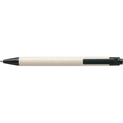 Ball pen made from milk cartoon