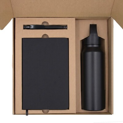 Gift set, thermo bottle, pen, notebook | Giffray
