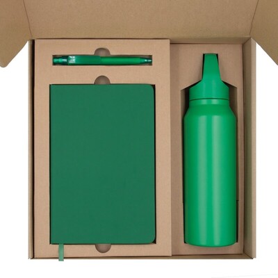 Gift set, thermo bottle, pen, notebook | Giffray