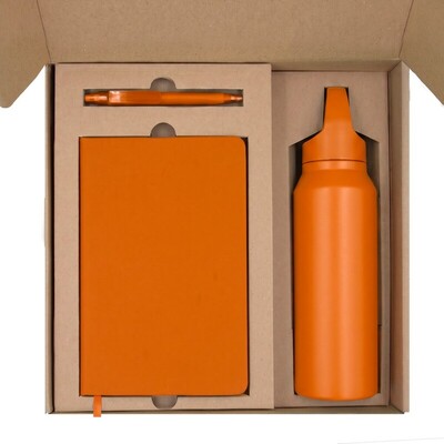 Gift set, thermo bottle, pen, notebook | Giffray