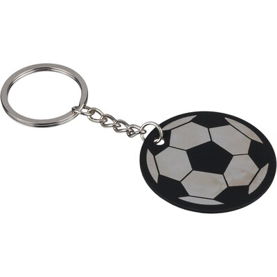 Porte-clés rond "ballon de football"