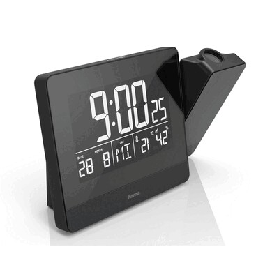 Uhr und Wecker mit Projektor Hama Plus Charge