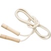 Skipping rope with wooden handles