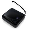 Powerbank 10000 mAh, 3 Ladekabel inklusive | Tim