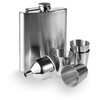Flachmann 220 ml, 4 Trinkbecher 30 ml, Trichter