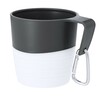 Faltbarer Reisebecher 340 ml mit Karabiner